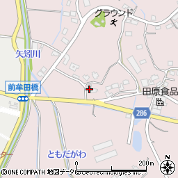 福岡県遠賀郡岡垣町糠塚450-2周辺の地図