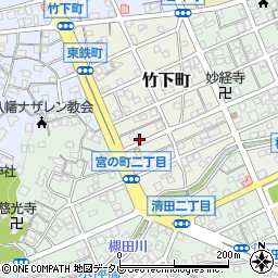 福岡県北九州市八幡東区竹下町9周辺の地図