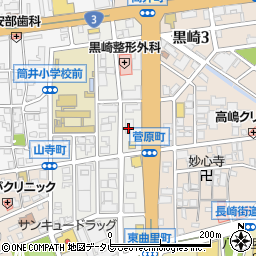 Ａカギの救急１１０番　黒崎・折尾店周辺の地図