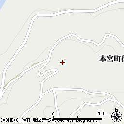和歌山県田辺市本宮町伏拝708周辺の地図
