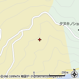 徳島県那賀町（那賀郡）小畠（下屋畑）周辺の地図