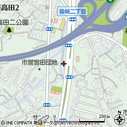唐揚げとりいち 篠崎本店周辺の地図