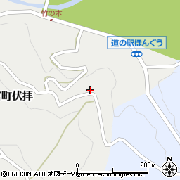 和歌山県田辺市本宮町伏拝845周辺の地図