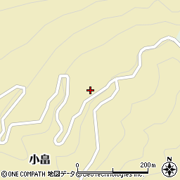 徳島県那賀郡那賀町小畠平畑27周辺の地図