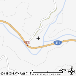 三重県熊野市紀和町矢ノ川627周辺の地図
