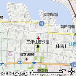 愛媛銀行三津浜支店周辺の地図