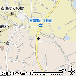 福岡県宗像市田野1525周辺の地図