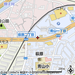 無法松八幡店周辺の地図