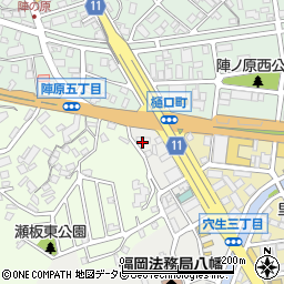 ローソン八幡樋口町店周辺の地図