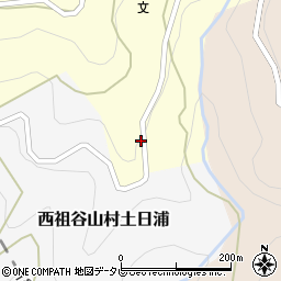 徳島県三好市西祖谷山村下吾橋326周辺の地図