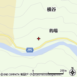 徳島県那賀郡那賀町横谷周辺の地図