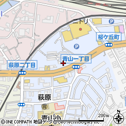 福岡県住宅供給公社桜ヶ丘皇后崎団地周辺の地図
