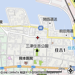 愛媛県松山市住吉周辺の地図