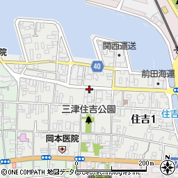 愛媛県松山市住吉周辺の地図