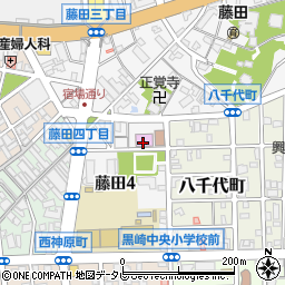 北九州市黒崎体育館周辺の地図