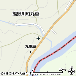 和歌山県新宮市熊野川町九重316周辺の地図