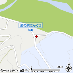 和歌山県田辺市本宮町伏拝1601周辺の地図