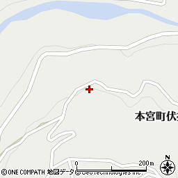 和歌山県田辺市本宮町伏拝654周辺の地図