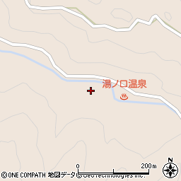 湯元山荘湯ノ口温泉周辺の地図