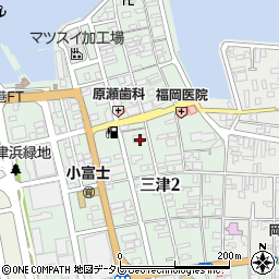 松山三津郵便局周辺の地図