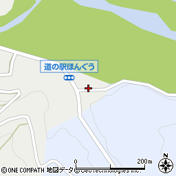 和歌山県田辺市本宮町伏拝1598-5周辺の地図