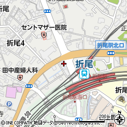 タカサキ薬局　折尾店周辺の地図