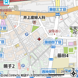 カギのトラブルバスター北九州周辺の地図