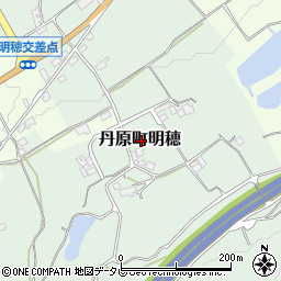 愛媛県西条市丹原町明穂周辺の地図