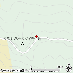 徳島県那賀郡那賀町沢谷中西周辺の地図