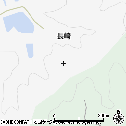 徳島県阿南市桑野町長崎周辺の地図