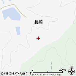 徳島県阿南市桑野町（長崎）周辺の地図