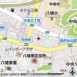 大阪屋ドライ　中央店周辺の地図
