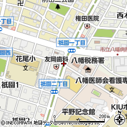 祇園一丁目周辺の地図