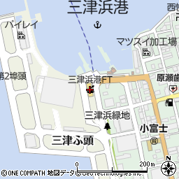 三津浜港ＦＴ（中島汽船）周辺の地図