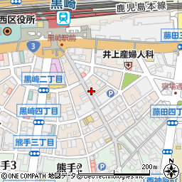 広島風お好み焼 安芸黒崎店周辺の地図