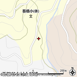 徳島県三好市西祖谷山村下吾橋308-2周辺の地図