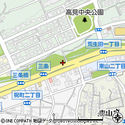 リファレンス荒生田パーク駐車場周辺の地図