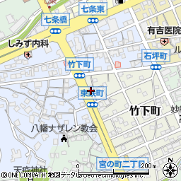 福岡県北九州市八幡東区竹下町1-29周辺の地図
