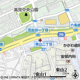 クラウン製パン株式会社　ブランジェリークラウン荒生田店周辺の地図