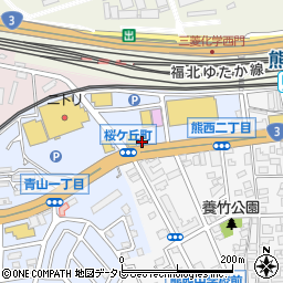 華さん食堂黒崎店周辺の地図