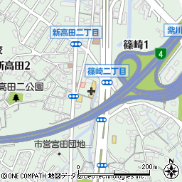 サンキュードラッグ　新高田店周辺の地図