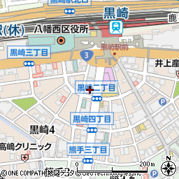 ローソン八幡黒崎三丁目店周辺の地図