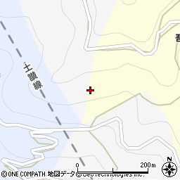 徳島県三好市西祖谷山村下吾橋56周辺の地図