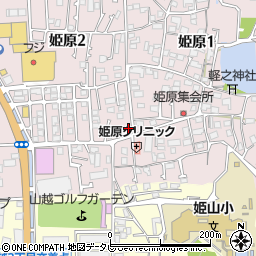 石田クリーニング株式会社　パルティフジ姫原店周辺の地図