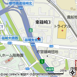 ＥＮＥＯＳセルフ東篠崎ＳＳ周辺の地図
