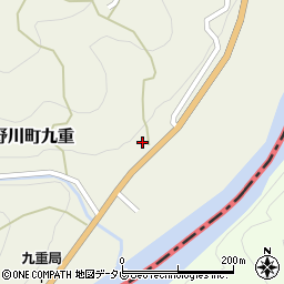 和歌山県新宮市熊野川町九重455周辺の地図