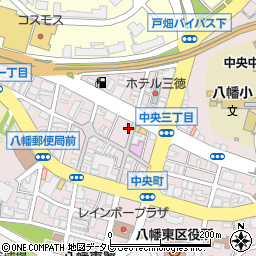 北九州銀行八幡中央支店周辺の地図