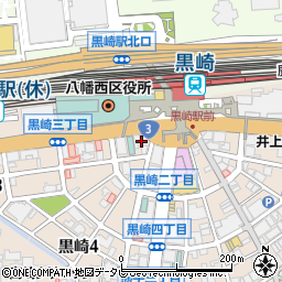 カレーハウスＣｏＣｏ壱番屋黒崎ＪＲ駅前店周辺の地図