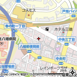 明善社中央町斎場周辺の地図