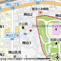 陣山スカイマンション管理組合周辺の地図